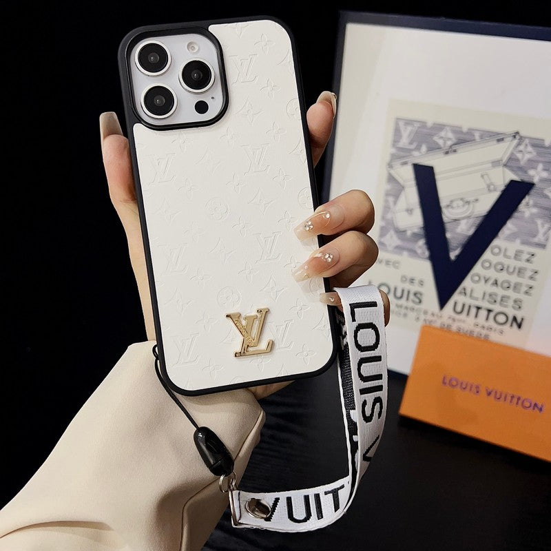 Luxury Brown Hand Chain iPhone Case