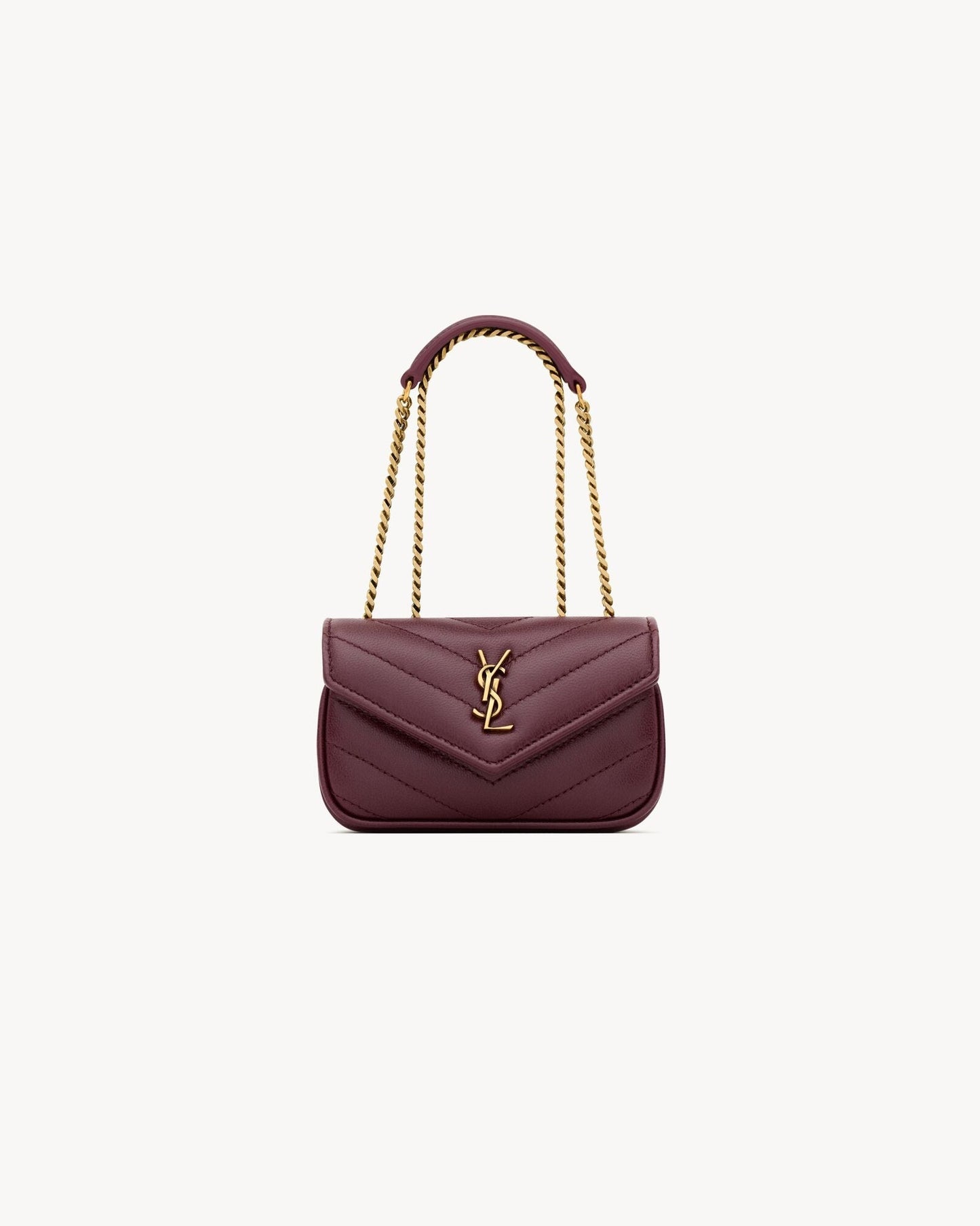 L-Y Leather Mini Chain Adjustable Handbag Wallet