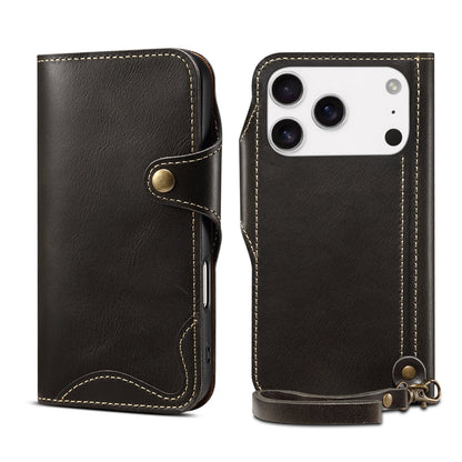 Genuine Leather Flip Case for iPhone