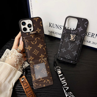 Luxury Classic Color Crossbody iPhone Case