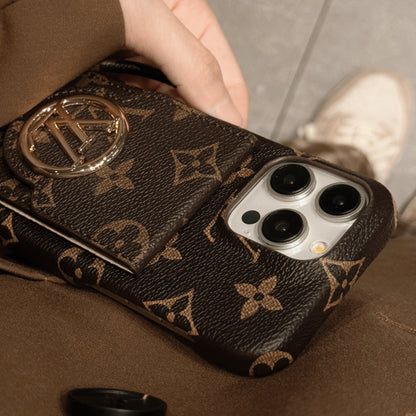 Luxury Card Holder Chain iPhone Case
