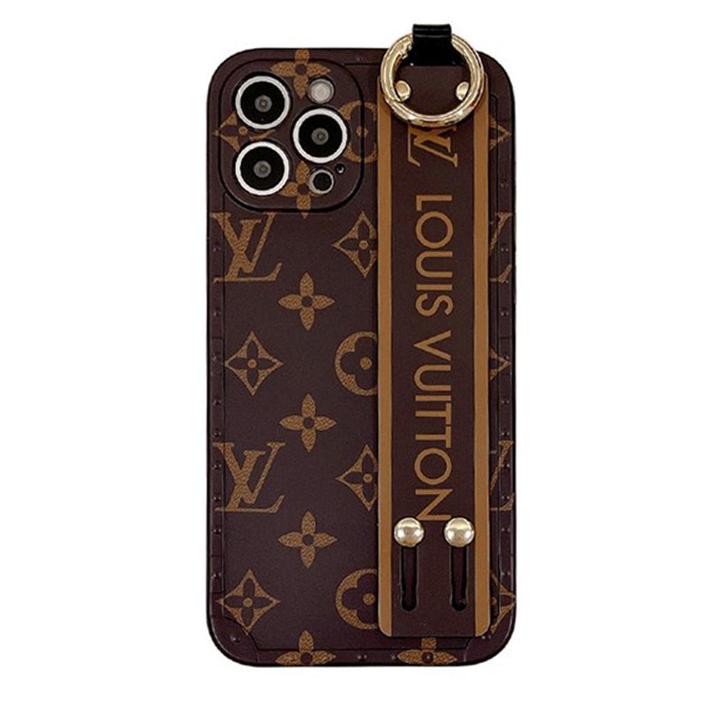 Luxury Brown Wristband iPhone Case