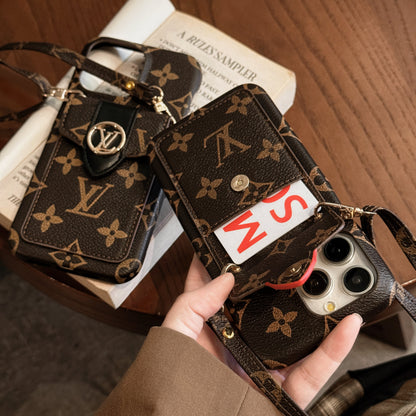 Luxury Card Holder Chain iPhone Case