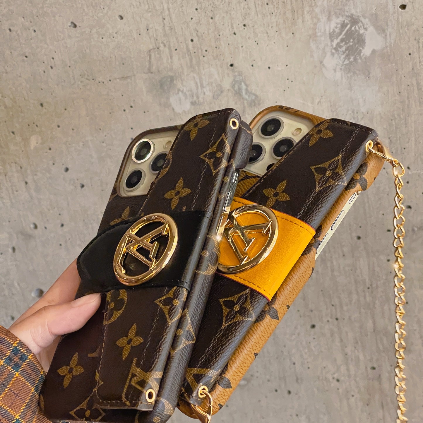 Luxury CrossBody Card Holder iPhone Case