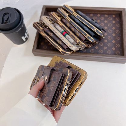 Luxury Classic Color Card Bag iPhone Case