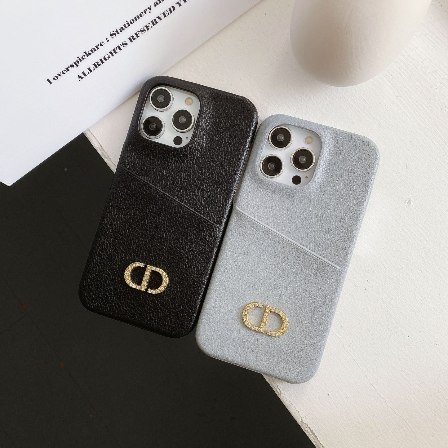 Fashion Leather iPhone Case