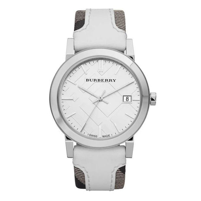 Burberry The City Check White 38mm Watch