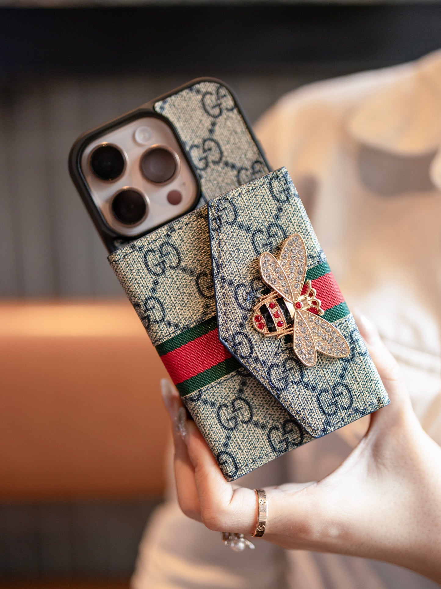 Premium Advanced Crossbody iPhone Case with Card Holder & Shoulder Strap