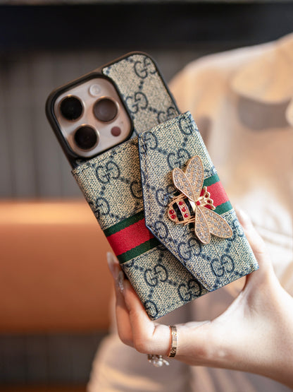 Premium Advanced Crossbody iPhone Case with Card Holder & Shoulder Strap