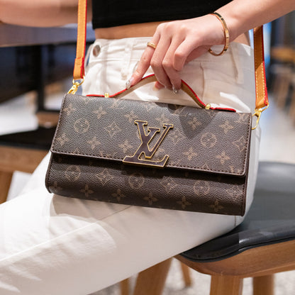 Luxe Texture Leather Handbag