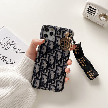 Fashion iPhone Case With Strap Black-GS240315