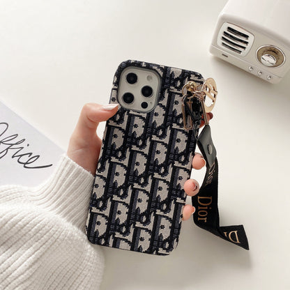 Fashion iPhone Case With Strap Black-GS240315