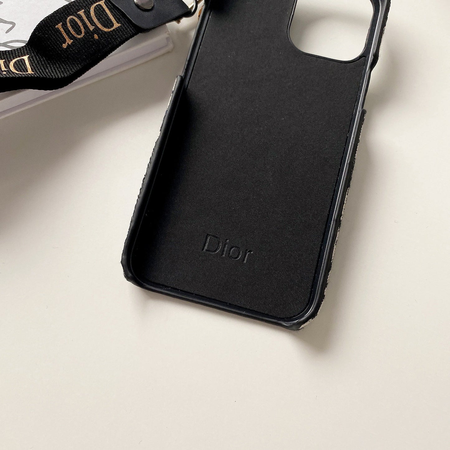 Fashion iPhone Case With Strap Black-GS240315