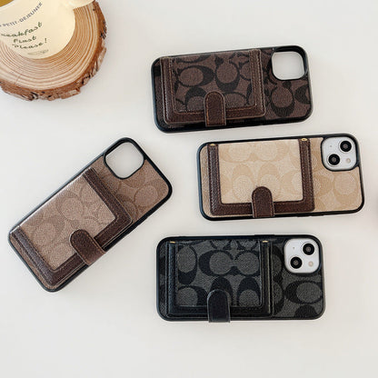 Classic iPhone Case With Wallet And Crossbody Strap White -XK240402