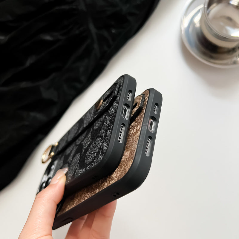 Classic iPhone Case With Holder Black-SW240330