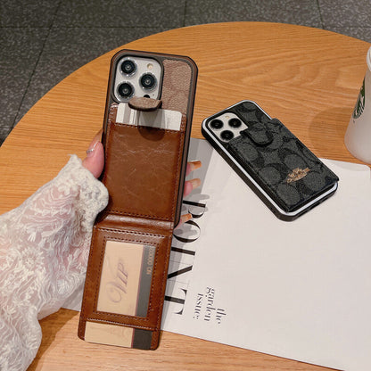 Classic iPhone Case With Wallet -LBK241416