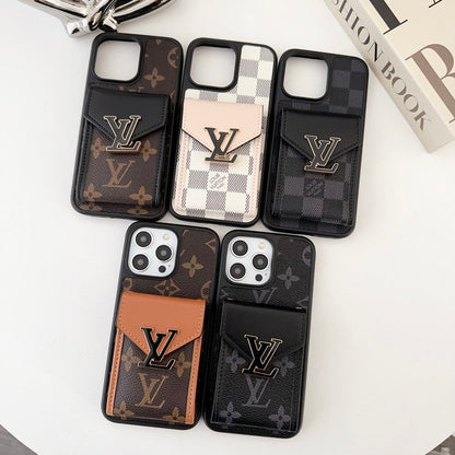 Luxury Card Bag Color iPhone Case