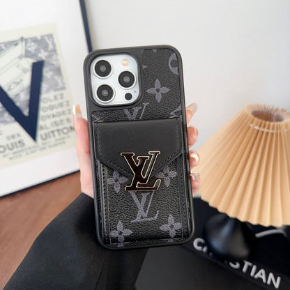 Luxury Card Bag Color iPhone Case