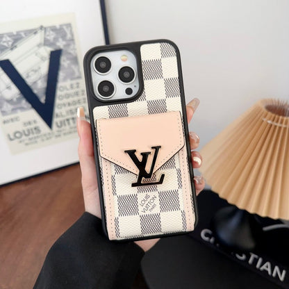 Luxury Card Bag Color iPhone Case