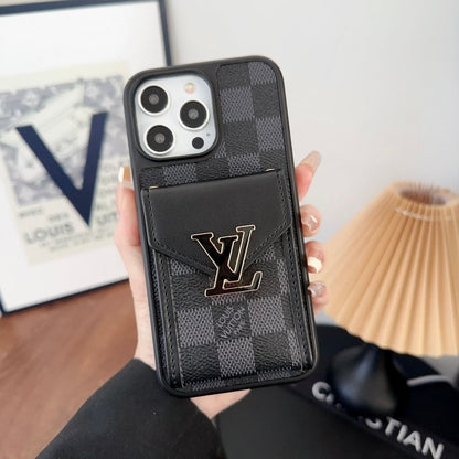 Luxury Card Bag Color iPhone Case