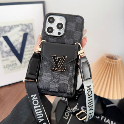 Luxury Card Bag Five Color Chain iPhone Case