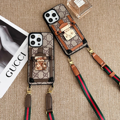 Premium Card Bag Chain Classic iPhone Case