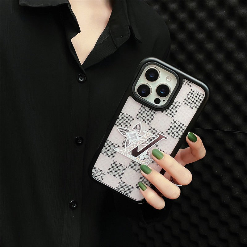 Luxury Black Corner iPhone Case