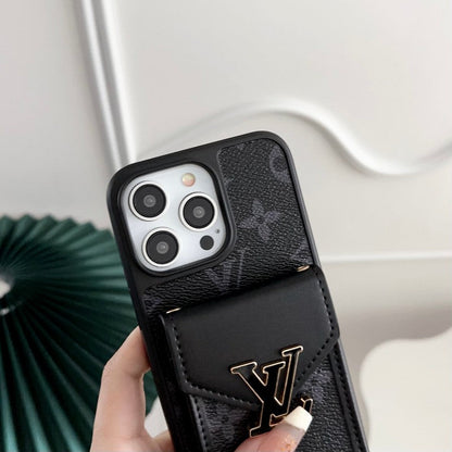 Luxury Card Bag Color iPhone Case