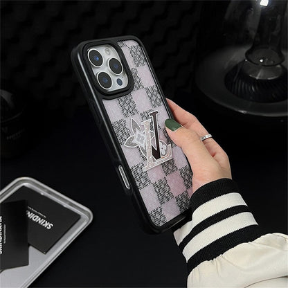 Luxury Black Corner iPhone Case
