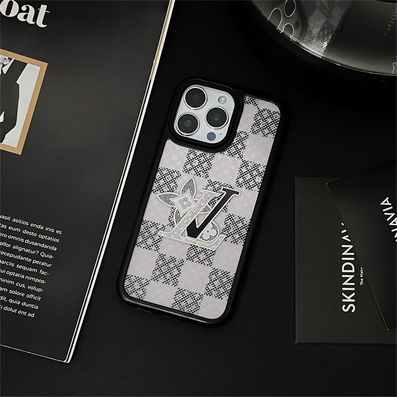 Luxury Black Corner iPhone Case