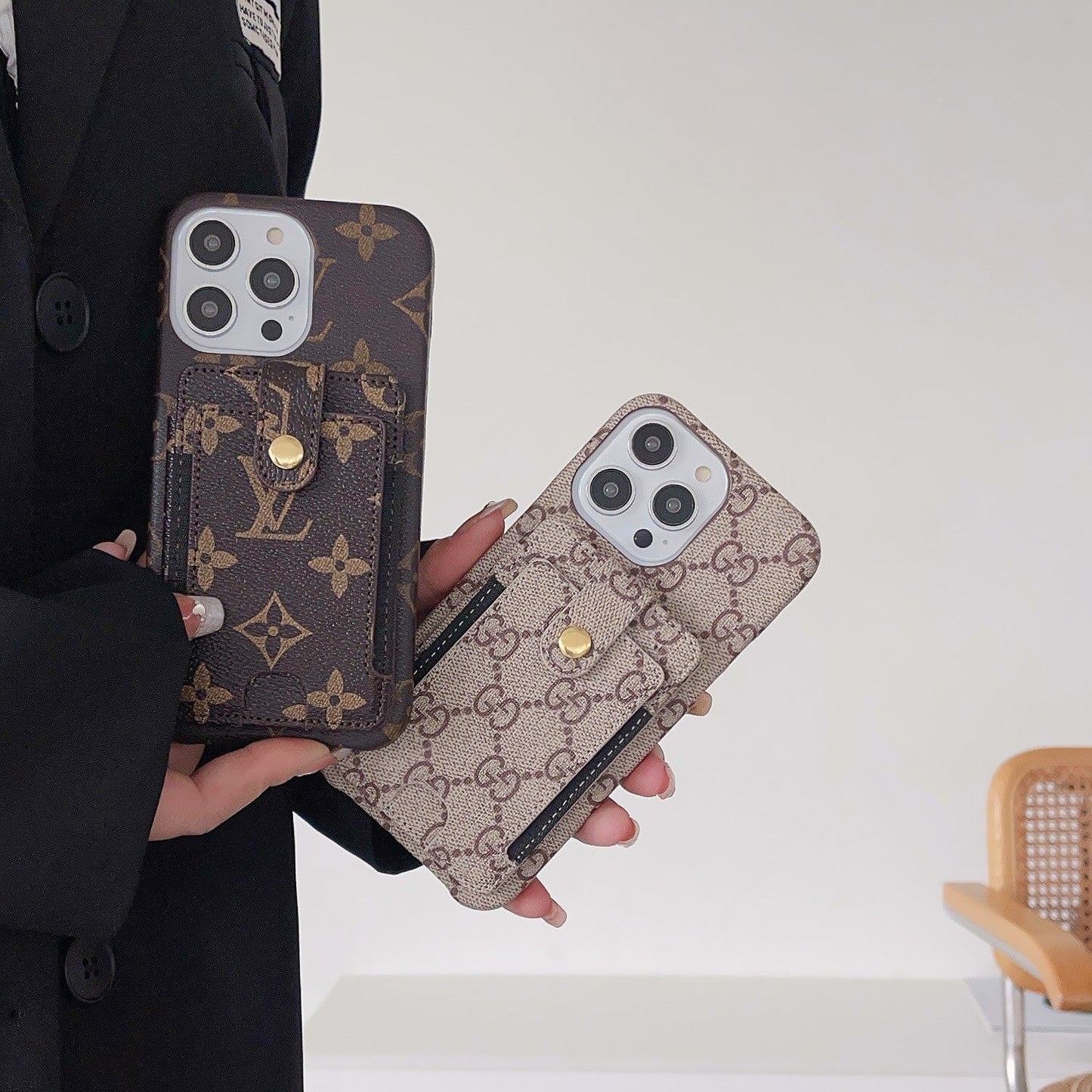 Premium Card Holder iPhone Case