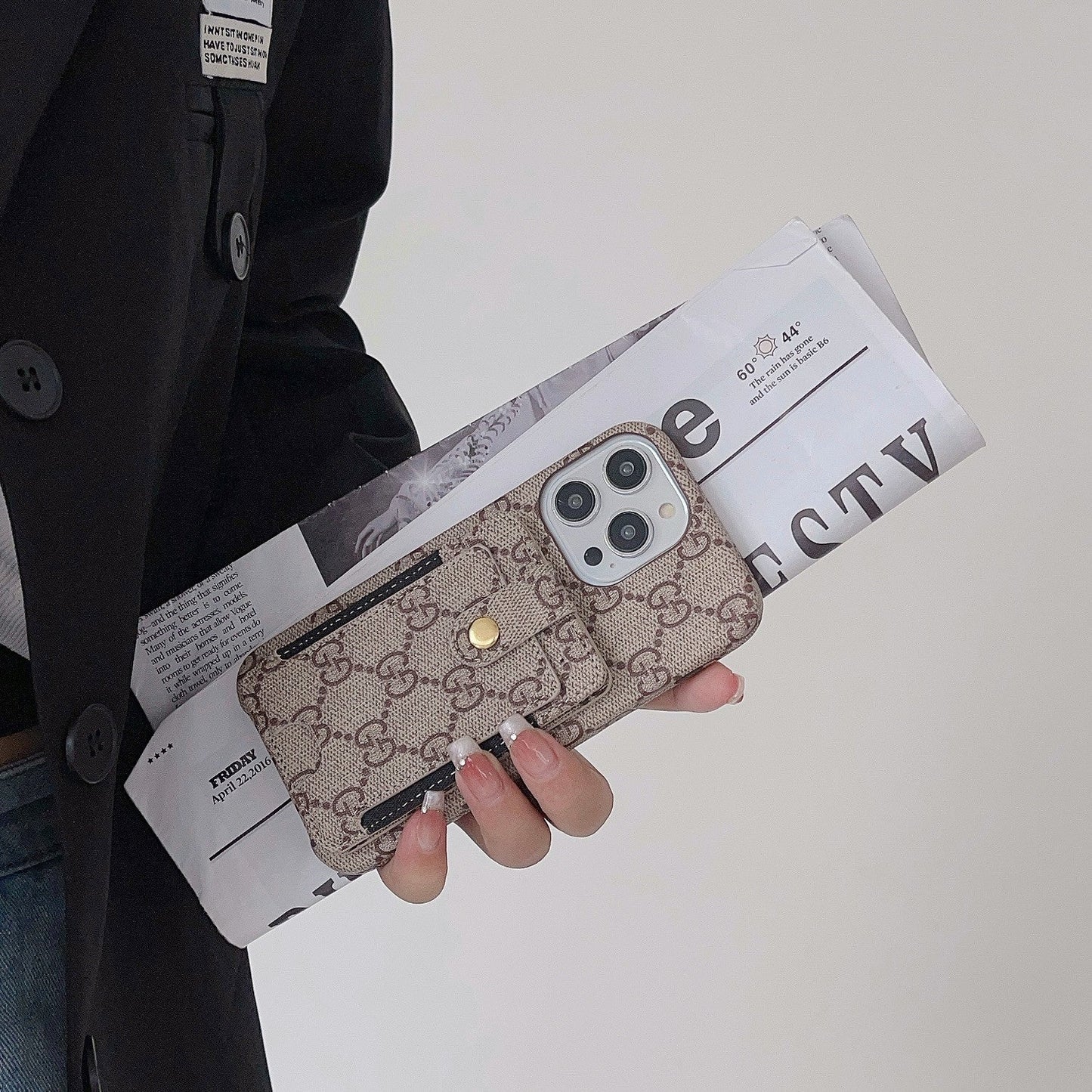 Premium Card Holder iPhone Case