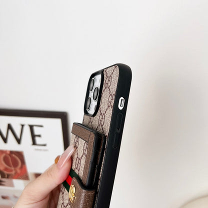 Premium Card Bag Chain Classic iPhone Case