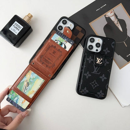 Luxury Black & White Card Bag iPhone Case