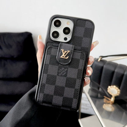 Luxury Black & White Card Bag iPhone Case