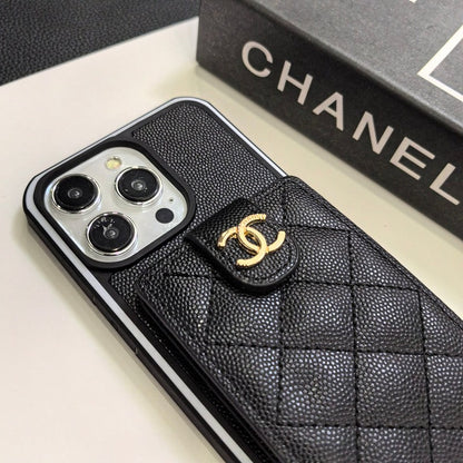 Elegant Crossbody Leather iPhone Case