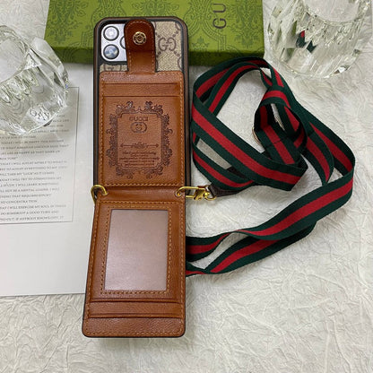 Luxury Card Bag Chain iPhone Case