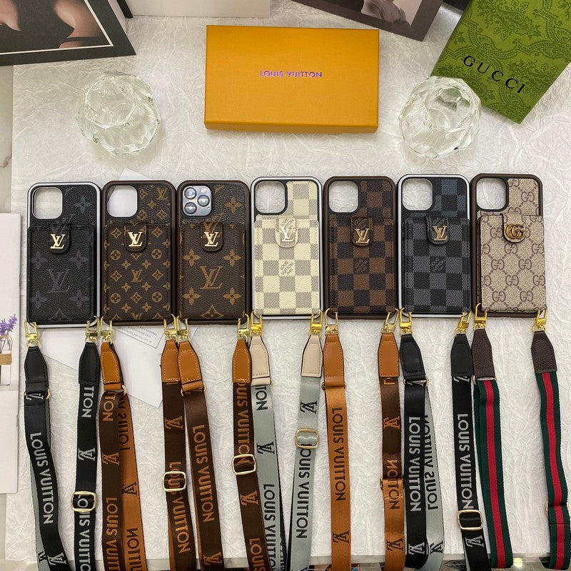 Luxury Card Bag Chain iPhone Case