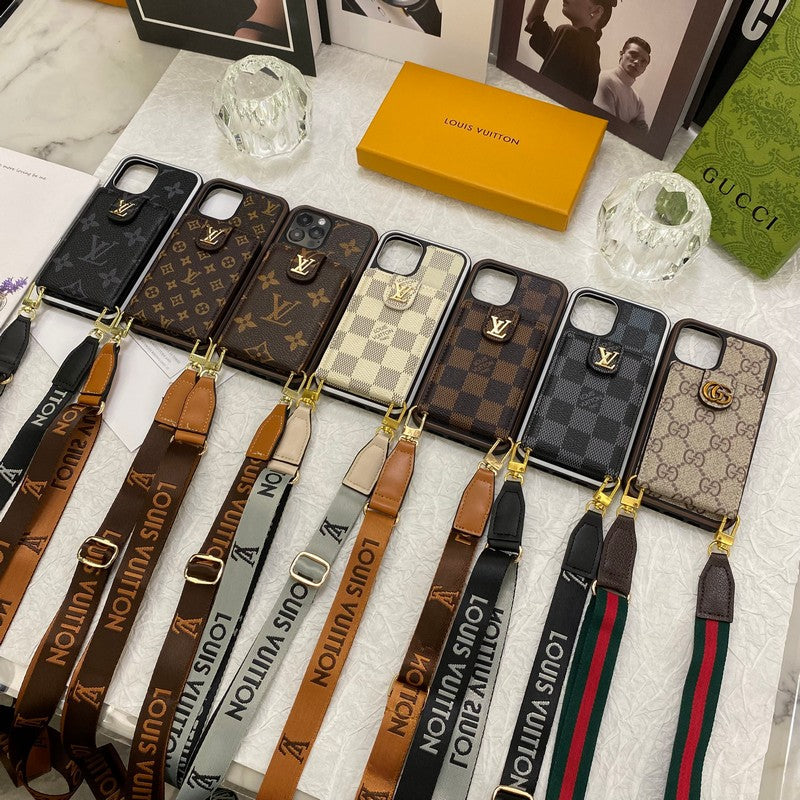 Luxury Card Bag Chain iPhone Case