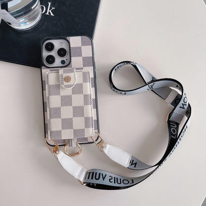 Luxury Card Bag Classic Chain iPhone Case