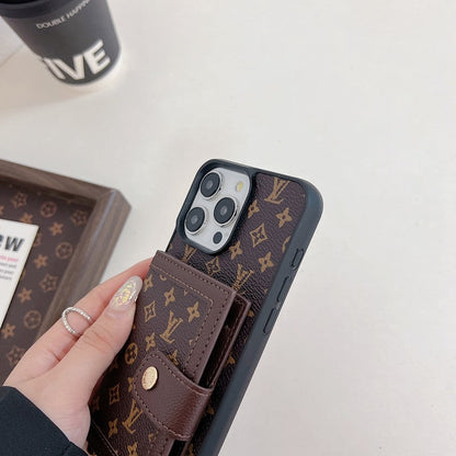 Luxury Card Bag Crossboday iPhone Case