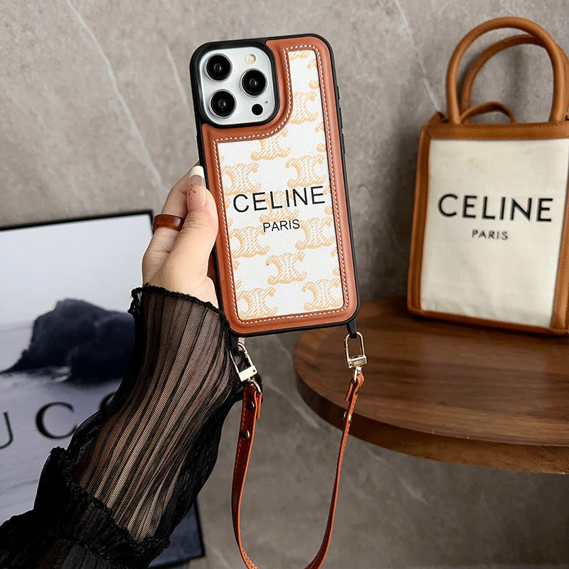 Fashion Hand Holder Leather 16 iPhone Case