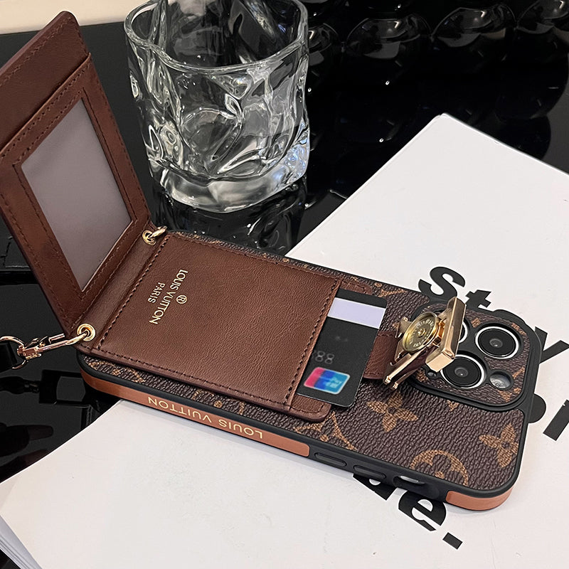 Luxury Card Bag Chain iPhone Case