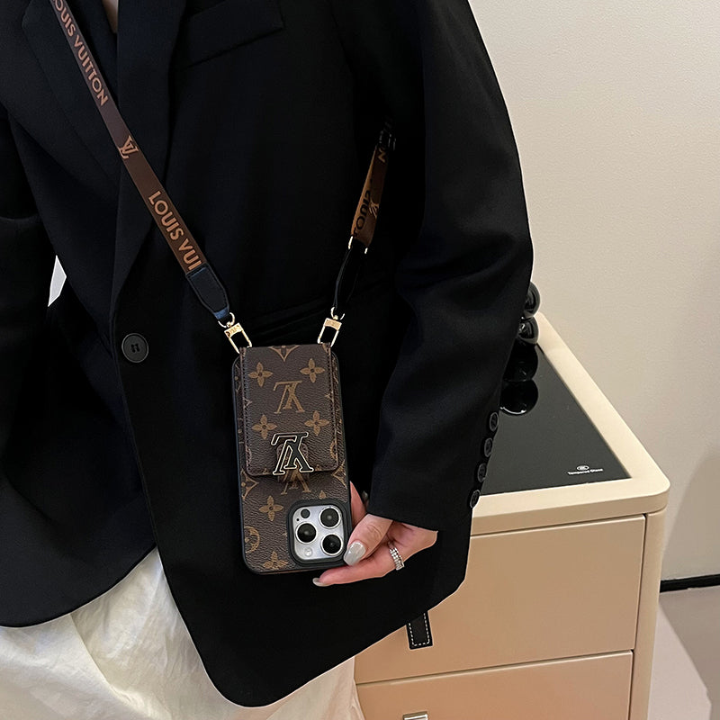 Luxury Card Bag Chain iPhone Case