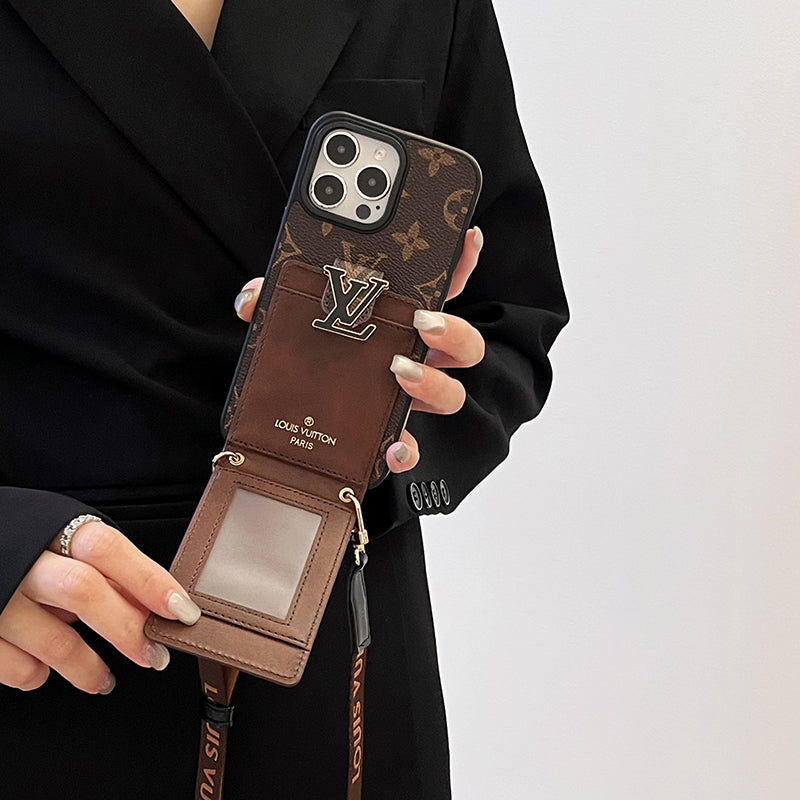 Luxury Card Bag Chain iPhone Case