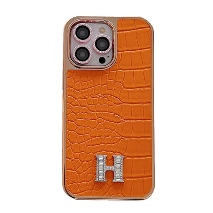 Classic Diamond Logo Rose Gold iPhone Case