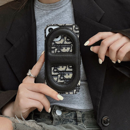 Fashion Bracket Card Bag iPhone Case