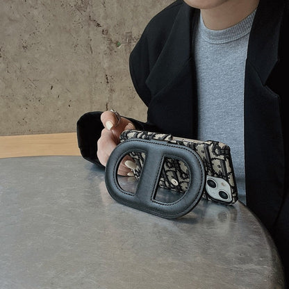 Fashion Bracket Card Bag iPhone Case