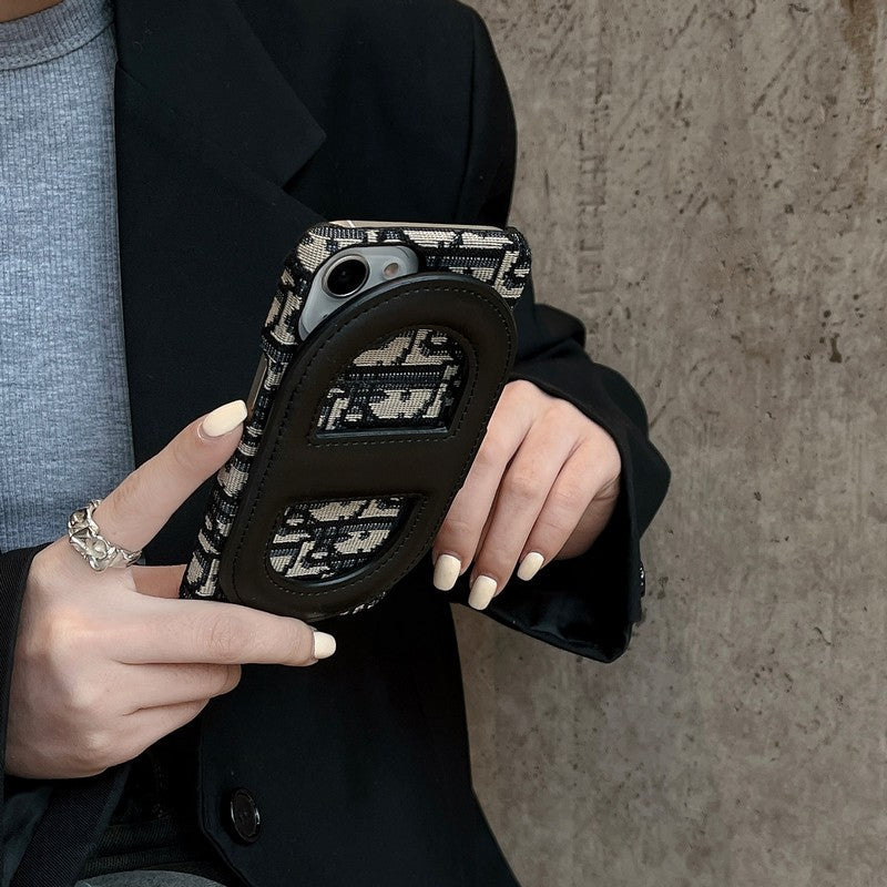 Fashion Bracket Card Bag iPhone Case