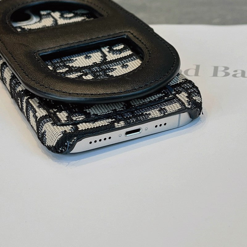 Fashion Bracket Card Bag iPhone Case